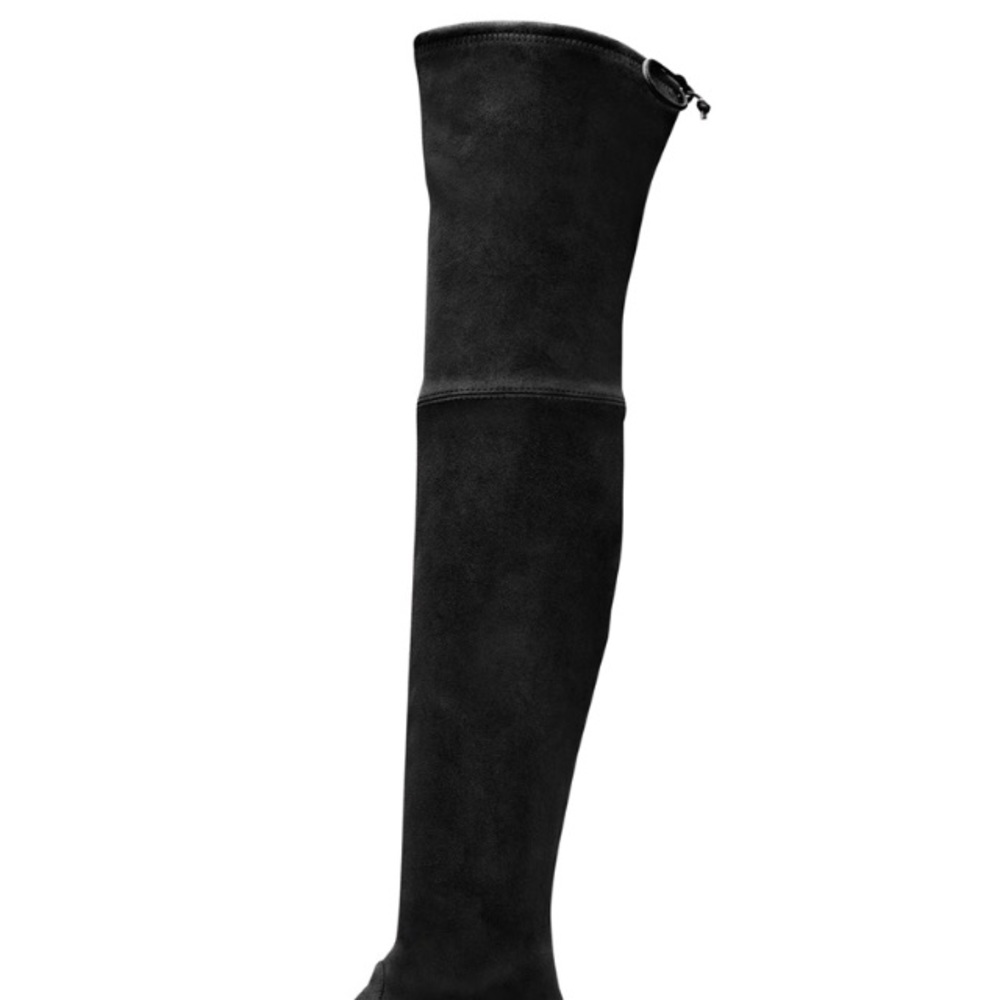 Stuart Weitzman Lowland Black Suede Boot
